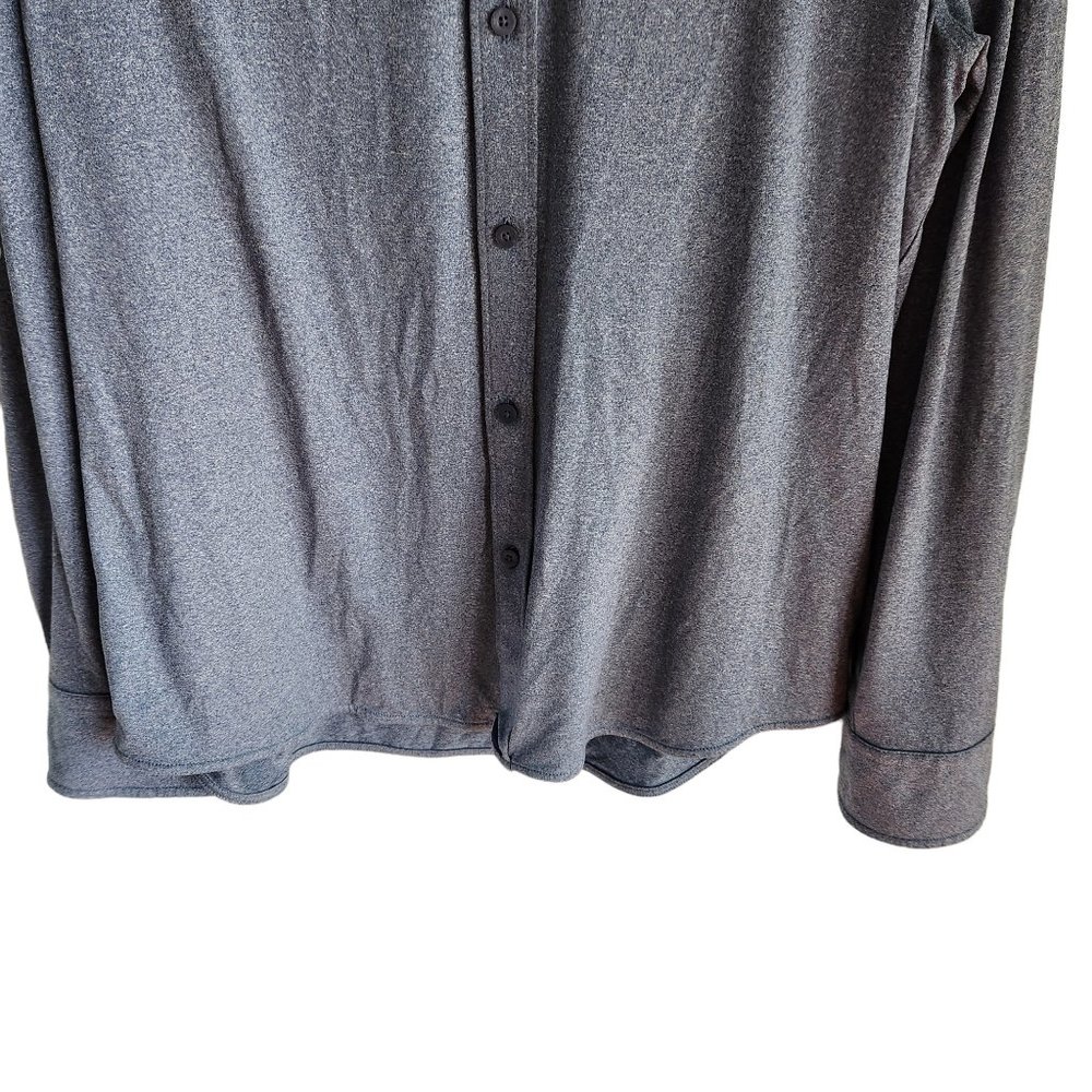 Untuckit Men's Shirt XL Blue Slim Fit Perfect Tee Button Down Extra Large - Picture 3 of 9